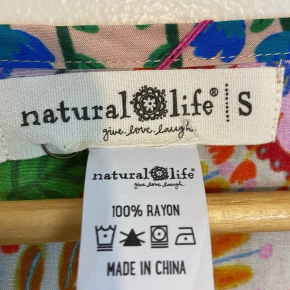 NATURAL LIFE Colorful Maxi Dress BNWT - Picture 4 of 11